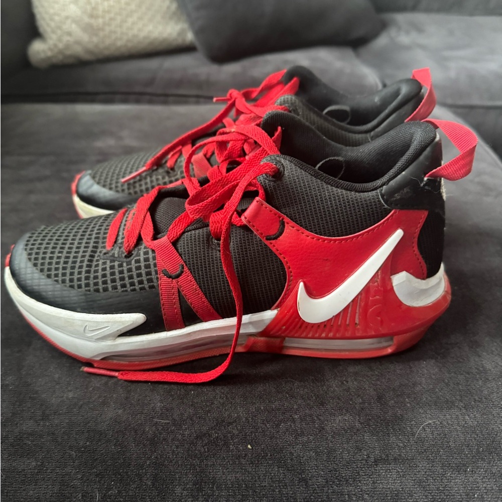 Nike Kids Red and Black Sneakers